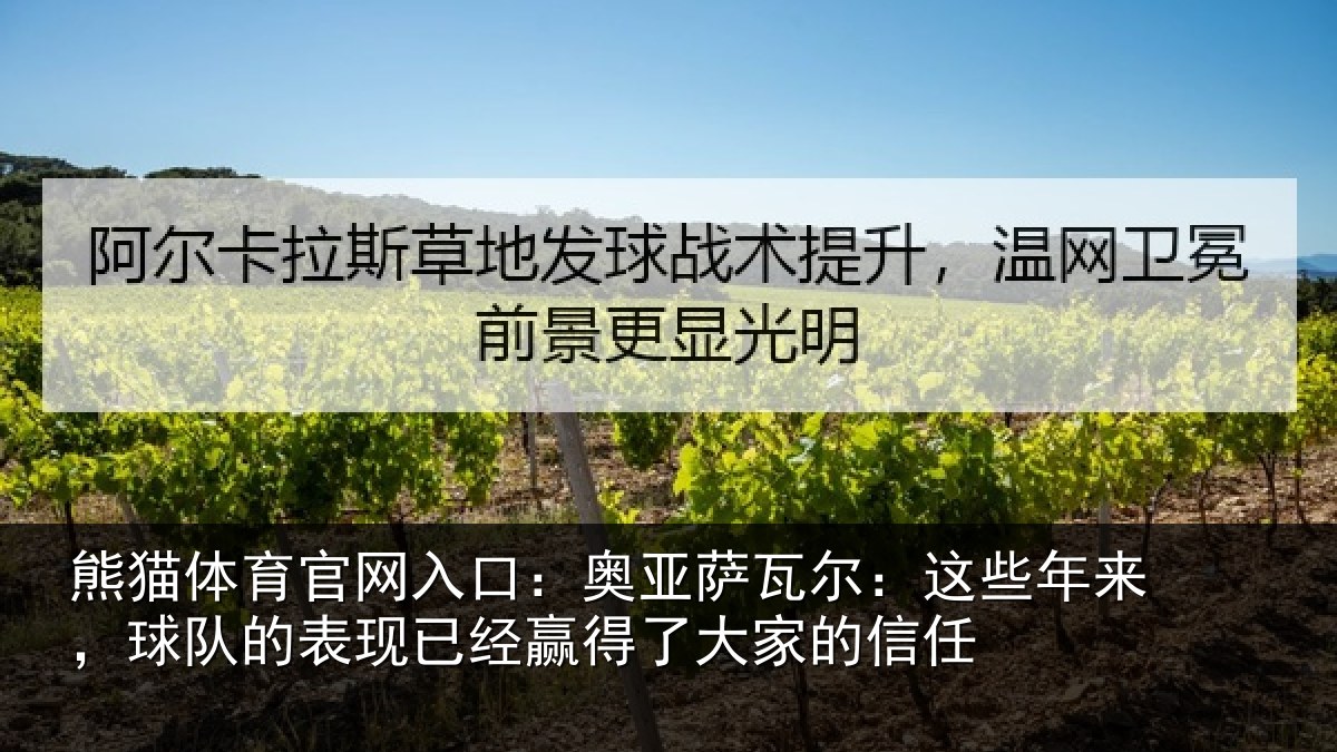 熊猫体育官网入口：奥亚萨瓦尔：这些相关情况经赢得了大家的信任